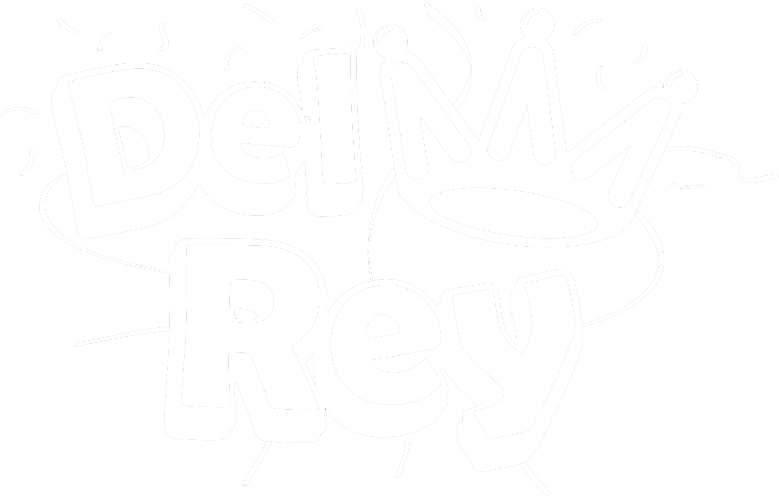Del Rey logo blanco