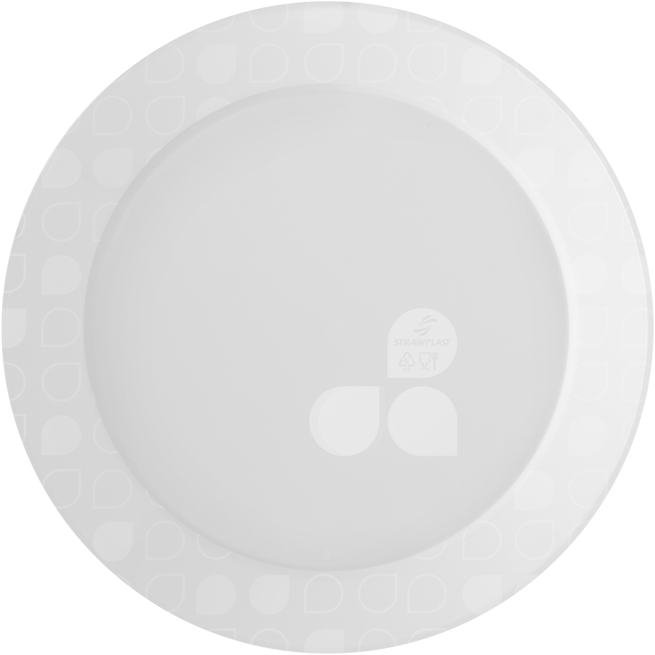 PRB-015 PLATO REDONDO BLANCO 15 CM 14 X 10